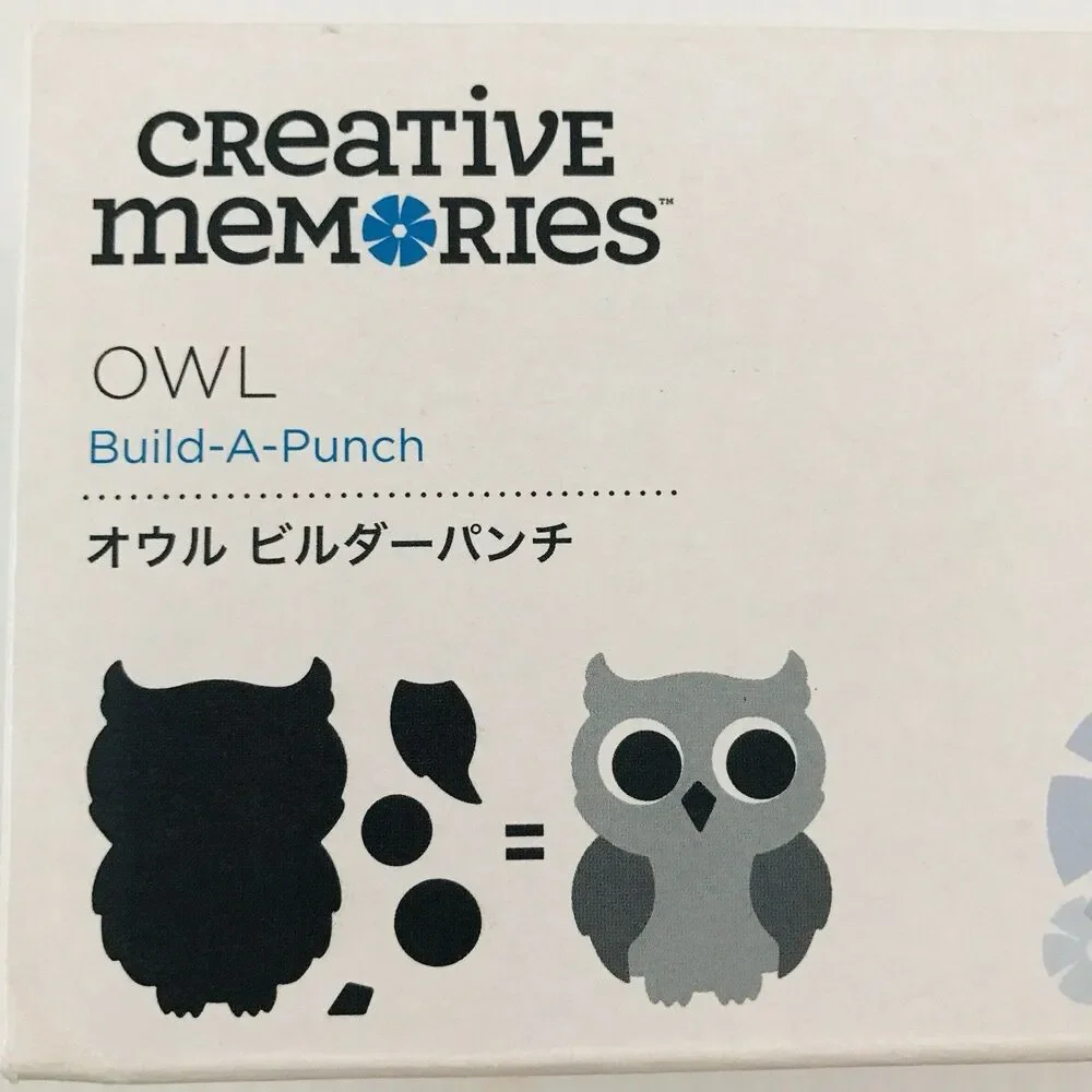 Creative Memories OWL Decorative Build-a-Punch 3D New With Box 2023